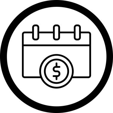 Bir gaz simgesinin vektör illüstrasyonu