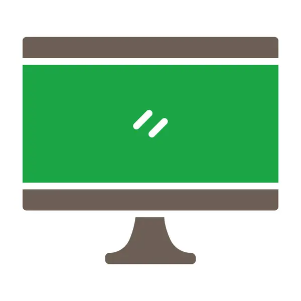 monitör simgesi. vektör çizim