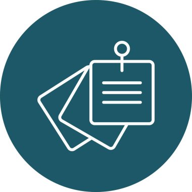 Belge simgesinin vektör illüstrasyonu