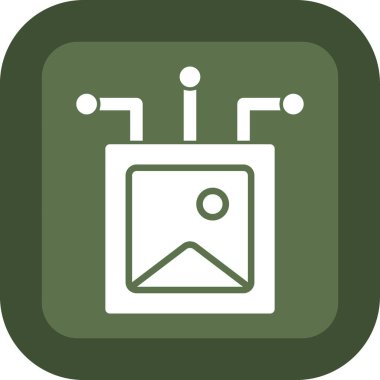 vektör drone simgesi illüstrasyonu