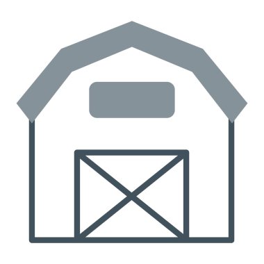 çiftlik inşa simgesi, basit biçim