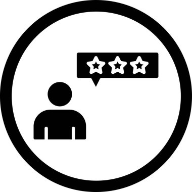 Geri besleme simgesi, vektör illüstrasyonu