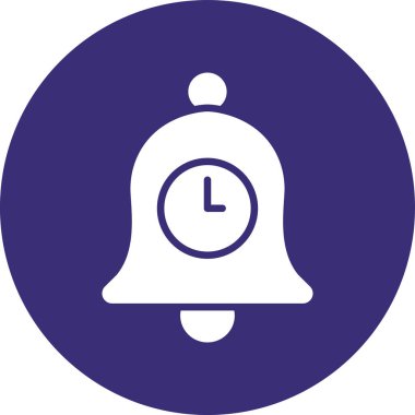 Çan simgesi, vektör çizimi