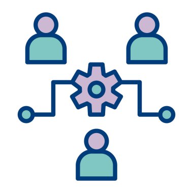 şebeke. Web simgesi basit illüstrasyon