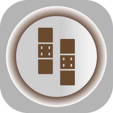 Benzersiz Batarya Vektörü Kabartma Simgesi