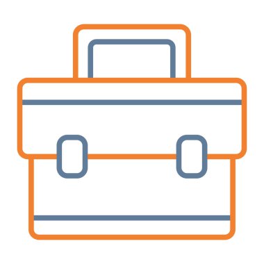 evrak çantası simgesi, vektör illüstrasyonu basit tasarım