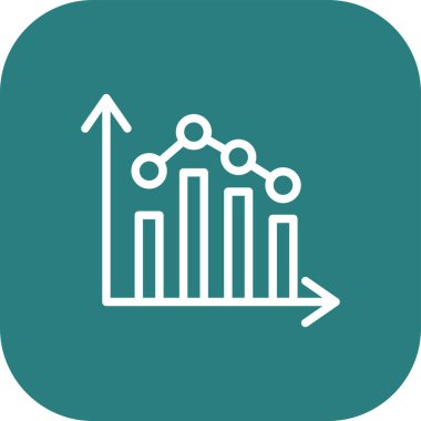 grafik simgesinin vektör illüstrasyonu