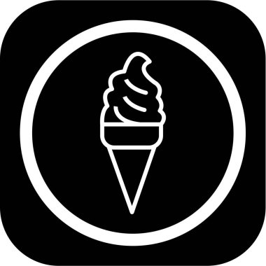 dondurma vektör simgesi