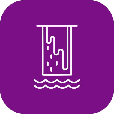 vektör su simgesi illüstrasyonu