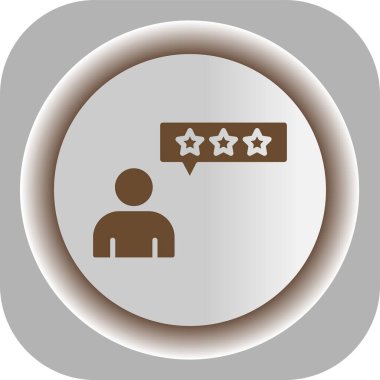 Geri besleme simgesi, vektör illüstrasyonu