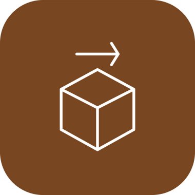 Kişisel ve ticari kullanım için vektör kutusu simgesi.