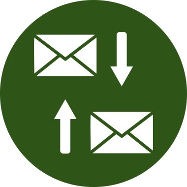 zarf simgesi vektör illüstrasyonu