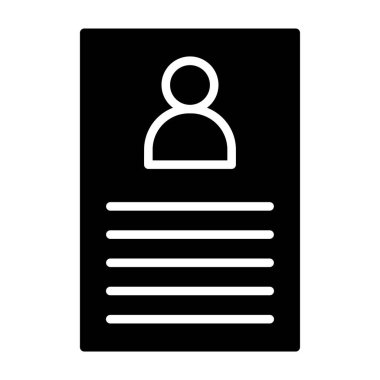 Profil Vektörü Simgesi Tasarımı