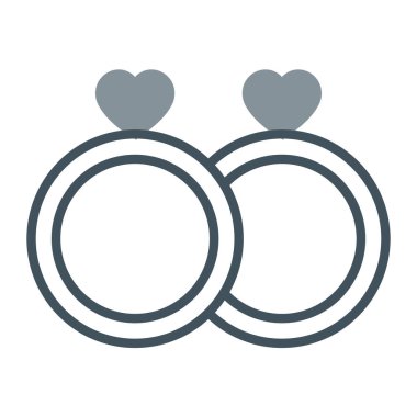 Alyans vektör simgesi