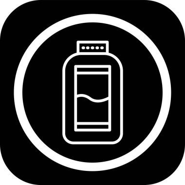 Modern b 'nin vektör illüstrasyonu tıbbi simgeden yoksun