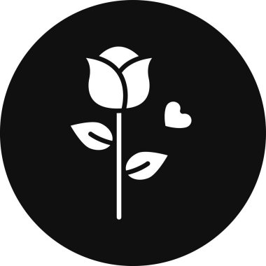 çiçek simgesi vektör illüstrasyonu