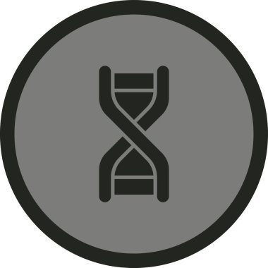 DNA molekülü vektör simgesi