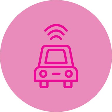 araba simgesi vektör illüstrasyonu