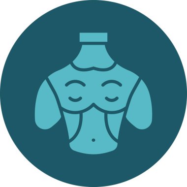 Bir insan simgesinin vektör illüstrasyonu