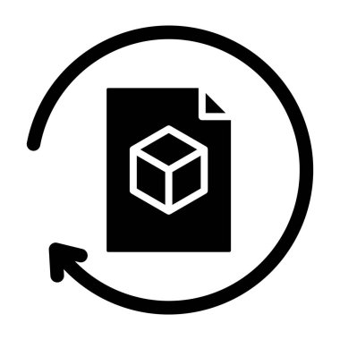 paket vektör çizgisi tasarımlı karton kutu