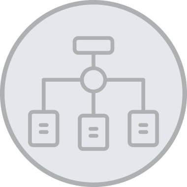 veri sunucu simgesi, vektör illüstrasyon tasarımı