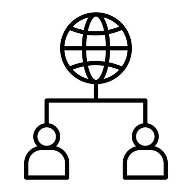 Ağ web simge vektör çizim