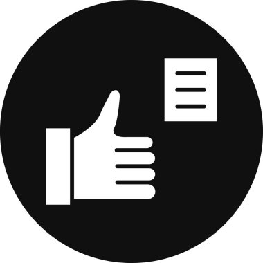 el simgesi vektör illüstrasyonu