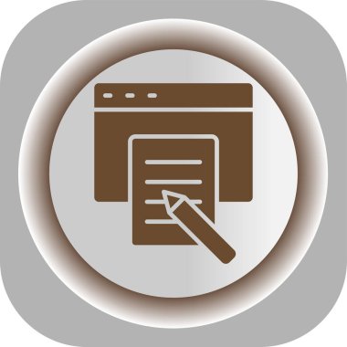 seo modern simgesinin vektör illüstrasyonu