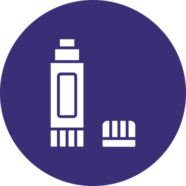 Şişe simgesinin vektör illüstrasyonu