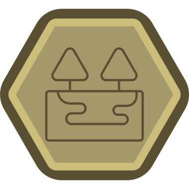 Modern b 'nin vektör illüstrasyonunda müziğin eksik simgesi