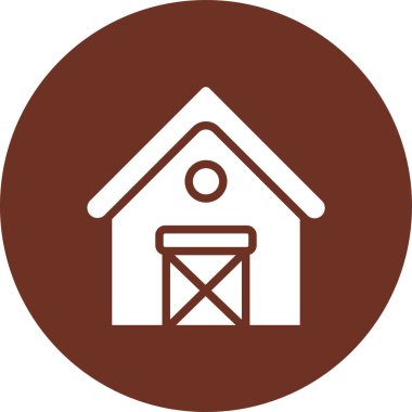 ahır simge vektör çizim