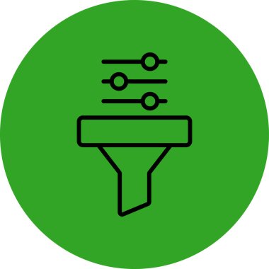 Modern simgenin vektör illüstrasyonu