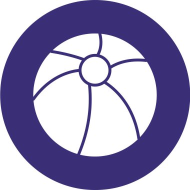 Top. Web simgesi basit illüstrasyon