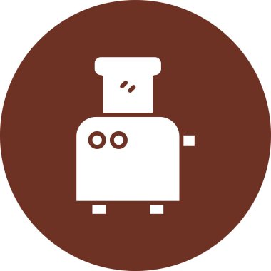 İllüstrasyon yiyecek makinesi simgesi