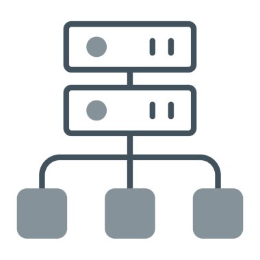 ağ bağlantısı simgesi, satır ve katı simgesi, ağ bağlantısı vektör illüstrasyonu, özet grafikleri, beyaz arkaplan üzerinde doğrusal işaret, eps 10.