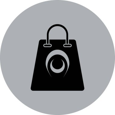 çanta düz vektör simgesi