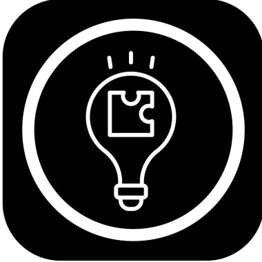 Ampul Simgesi, Vektör illüstrasyonu