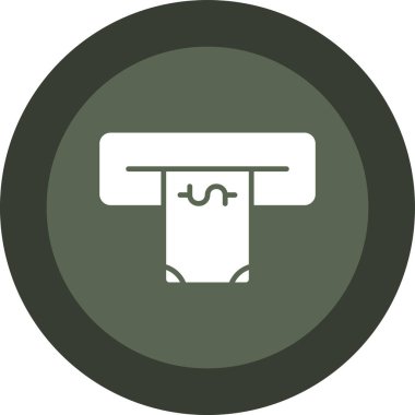 Tek bir simgenin vektör illüstrasyonu