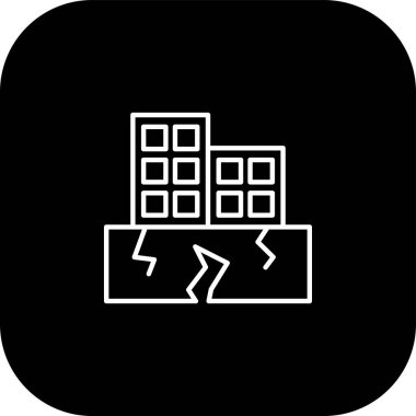 blok simgesi soyut arkaplanda izole edildi