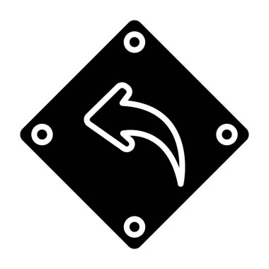 Ok simgesi. Ok vektör simgesi web için basit çizimi