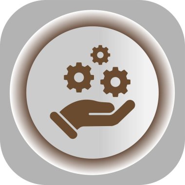 İş ve finans simgesinin vektör illüstrasyonu