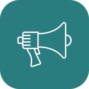 Hoparlör simgesi, vektör illüstrasyonu