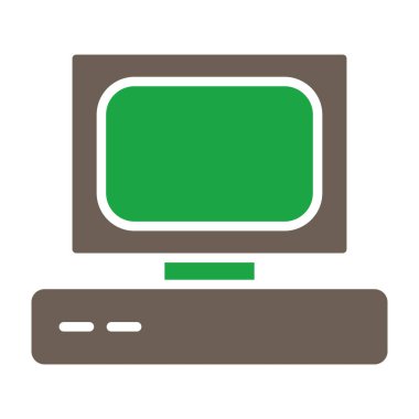 televizyon simgesi, basit vektör illüstrasyonu