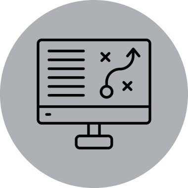 seo modern simgesinin vektör illüstrasyonu