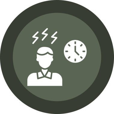 Zaman simgesi vektör illüstrasyonu