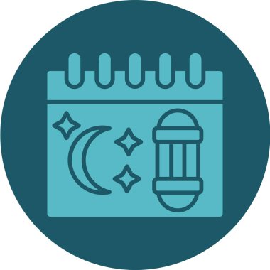 Kişisel ve ticari kullanım için vektör ramazan simgesi.