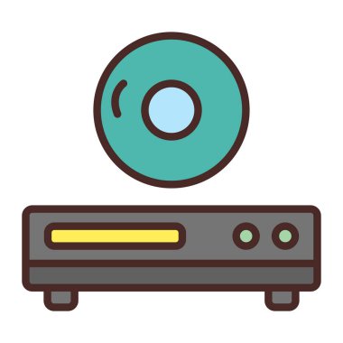 video kamera ikonu vektör illüstrasyon tasarımı