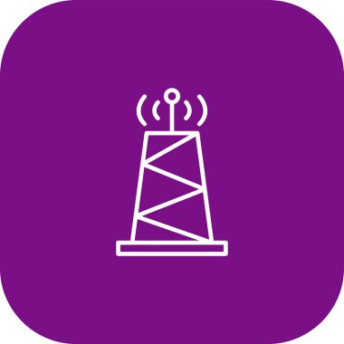 İllüstrasyon yağ pompası simgesi