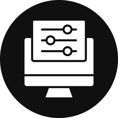 Web simgesi vektör illüstrasyonu