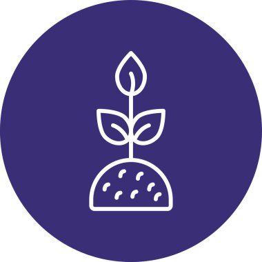 Ağaç simgesinin vektör illüstrasyonu